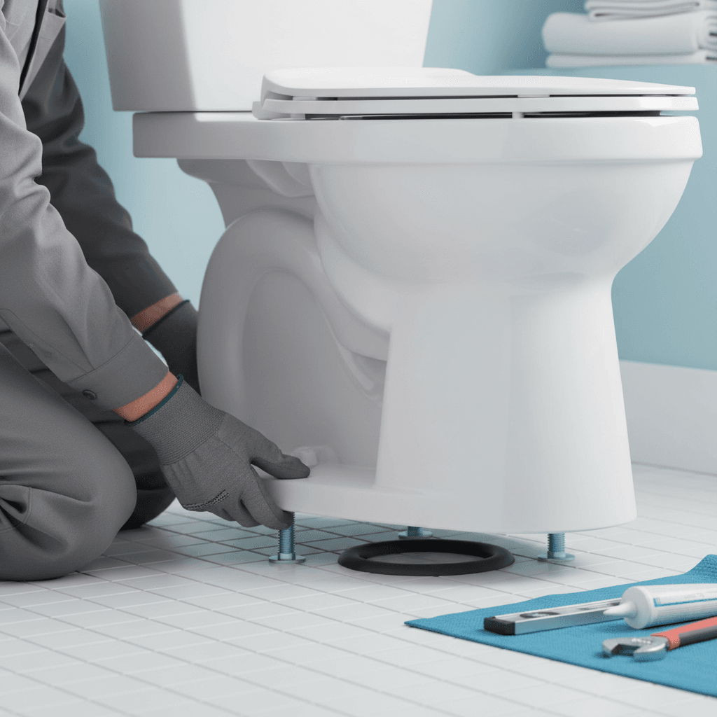 How to Install a Skirted Toilet the Right Way