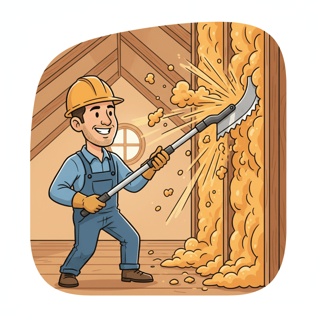Spray Foam Insulation Removal Tool in Action: Field Guide